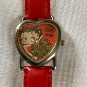 Working Betty Boop with a Bouquet of Roses Watch with Brand New Battery!